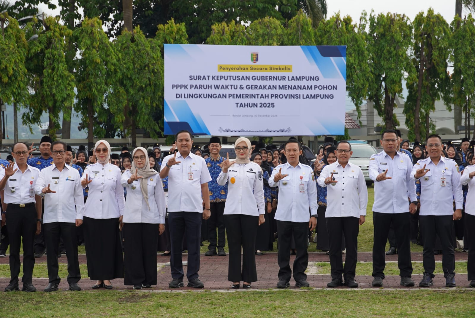 Pemprov Lampung Resmi Angkat 863 PPPK Paruh Waktu, Wagub: Ini Amanah dan Pengabdian
